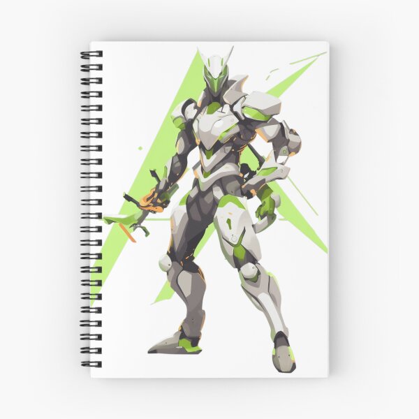Item preview, Futuristic Genji: Sleek Vector Fan Art of Overwatch's Ninja Warrior designed and sold by RobotBadGuy0.