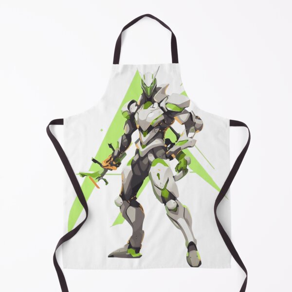 Item preview, Futuristic Genji: Sleek Vector Fan Art of Overwatch's Ninja Warrior designed and sold by RobotBadGuy0.