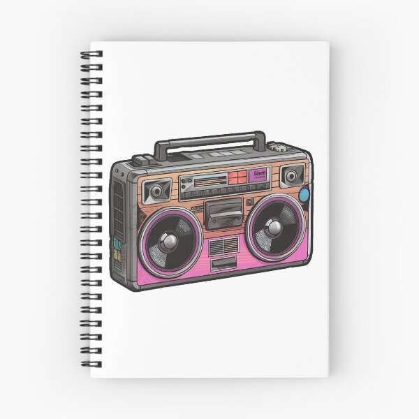 Artikelvorschau, 80's boombox stereo entworfen und verkauft von HilltopGraphics.