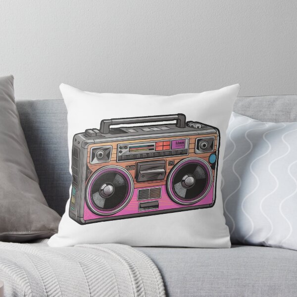 Aperçu de l'œuvre 80's boombox stereo créée et vendue par HilltopGraphics.