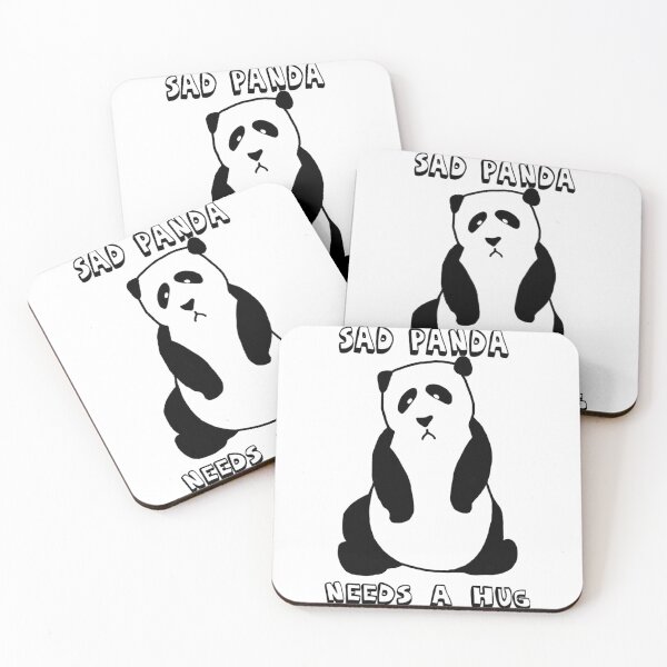Item preview, Sad Panda Needs A Hug designed and sold by fatonah.
