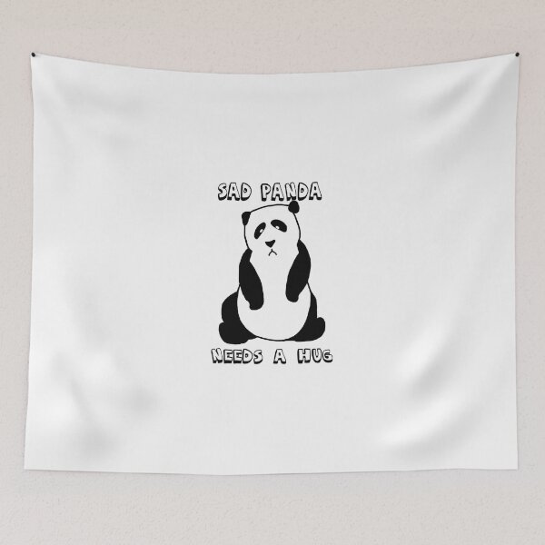 Item preview, Sad Panda Needs A Hug designed and sold by fatonah.