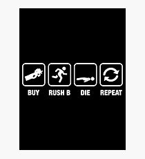Silver Elite Strats Rush B Gaming Photographic Print