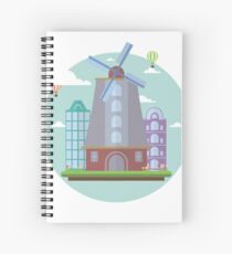 City Symbol: Amsterdam Spiral Notebook