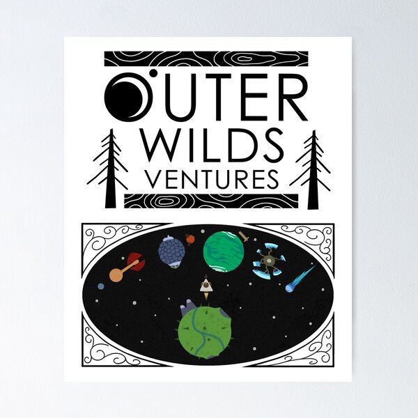 Mobius Digital Games - Outer Wilds Planetary Map Poster - To Be