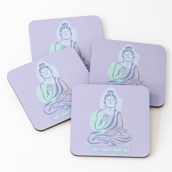 Item preview, Let that shit go with the Buddha (Blue Tone) designed and sold by PriestArt.