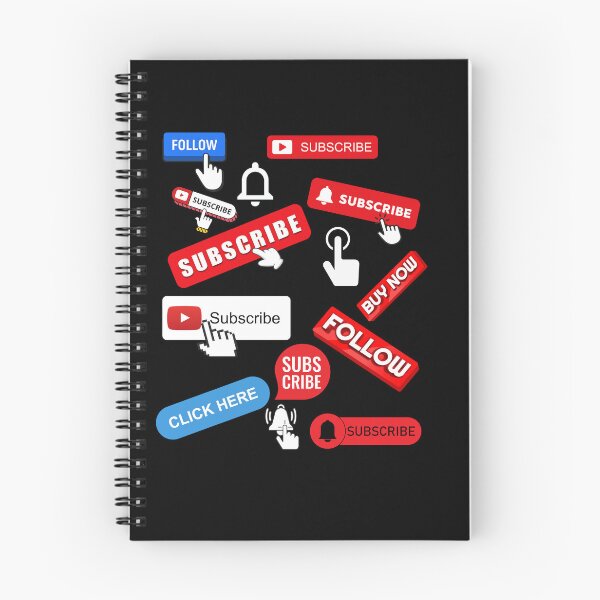 Item preview, Click and Subscribe Like Follow designed and sold by blakfrog.