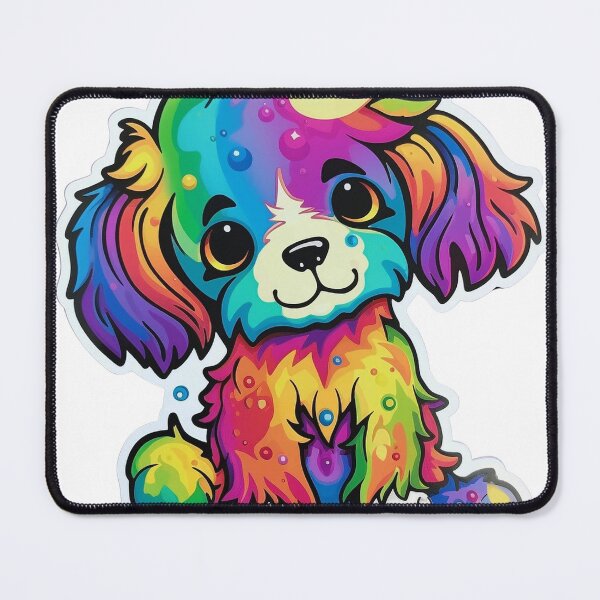 Item preview, Rainbow Poodle Sticker for LGBTQ+ Pride | LGBTQ+ Pride Sticker designed and sold by stickergeek23.