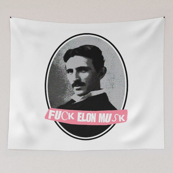 Item preview, fuck elon musk    designed and sold by zurymacdougal.