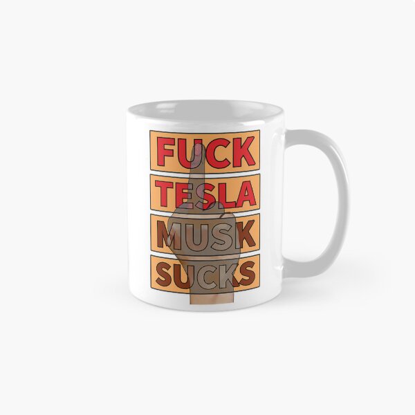 Item preview, Fuck Tesla, Musk Sucks, Funny Tesla Design designed and sold by zurymacdougal.