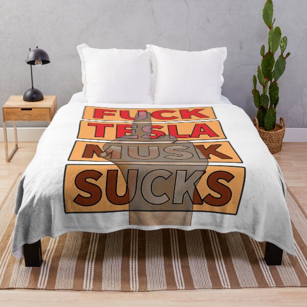 Item preview, Fuck Tesla, Musk Sucks, Funny Tesla Design designed and sold by zurymacdougal.