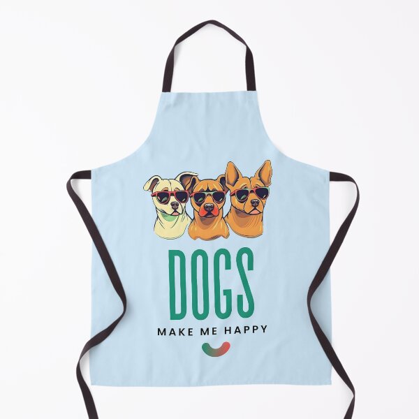 Item preview, Dogs Make me Happy | Puppy Love | Stress Relief designed and sold by ArtfulDelights.