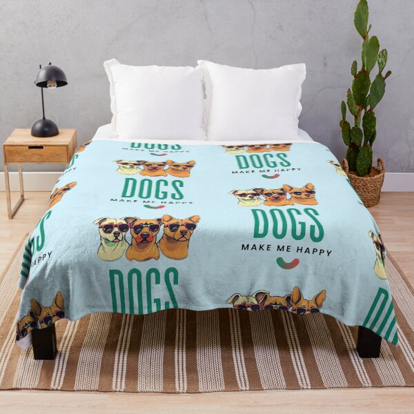 Item preview, Dogs Make me Happy | Puppy Love | Stress Relief designed and sold by ArtfulDelights.