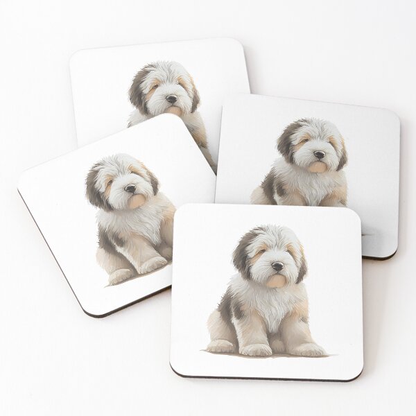 Item preview, Old English Sheepdog Puppy designed and sold by hyperweave.