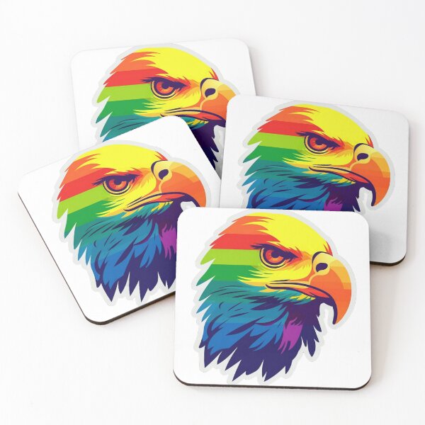 Item preview, Regal LGBT Eagle Sticker for LGBTQ+ Pride | LGBTQ+ Pride Sticker designed and sold by stickergeek23.