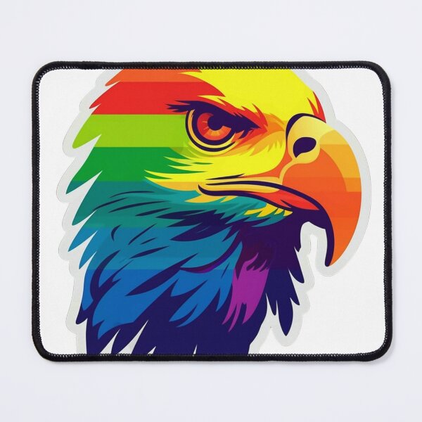 Item preview, Regal LGBT Eagle Sticker for LGBTQ+ Pride | LGBTQ+ Pride Sticker designed and sold by stickergeek23.