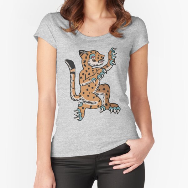 Ocelot Fitted Scoop T-Shirt