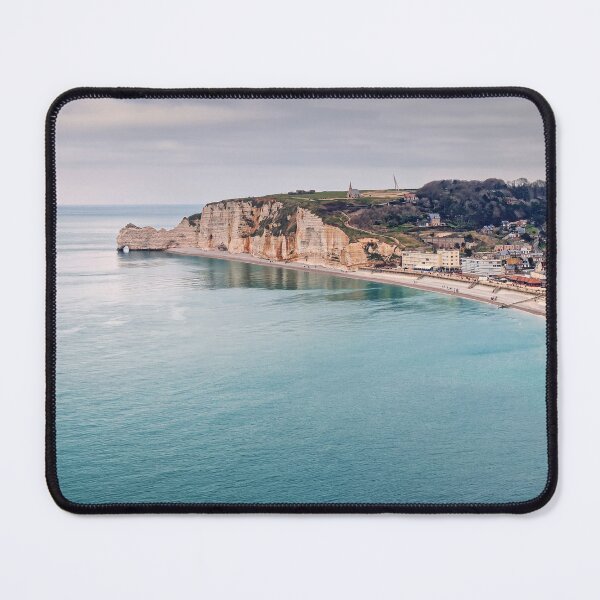 Item preview, Etretat village panoramic view  designed and sold by psychoshadow.