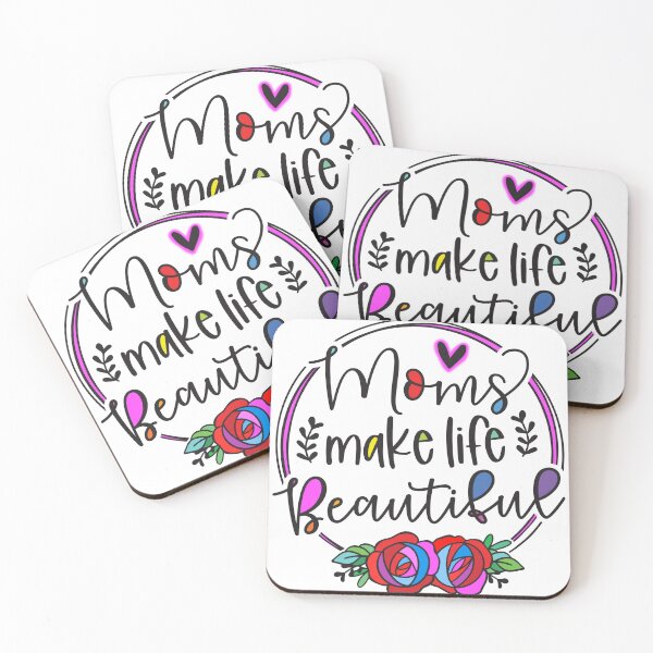 Item preview, Moms make life beautiful designed and sold by ElliOzy.