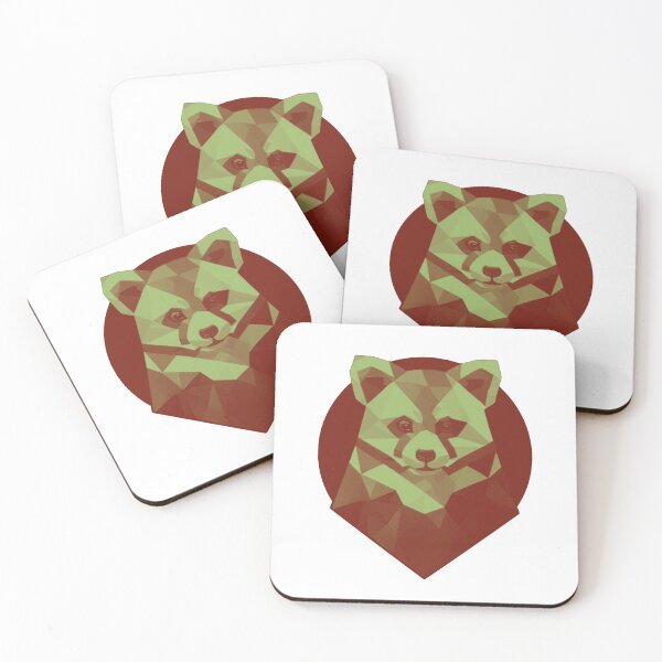 Item preview, Cute Polygonal Red Panda designed and sold by PVSKI.