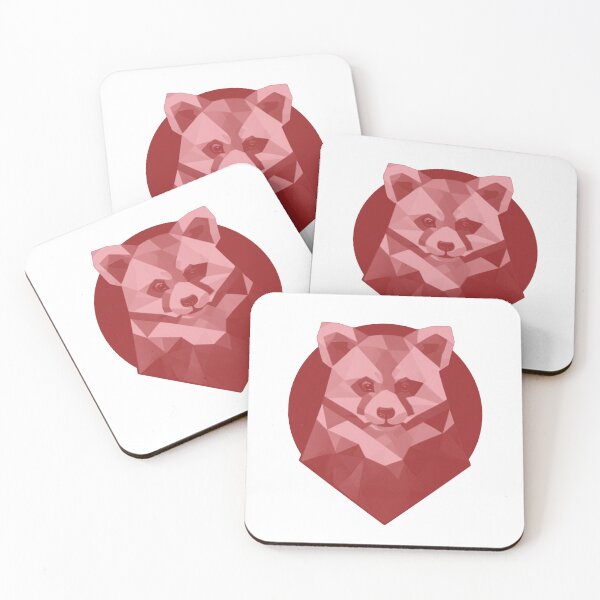 Item preview, Cute Polygonal Red Panda designed and sold by PVSKI.