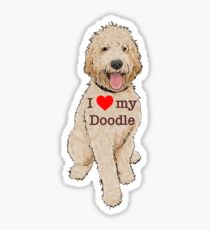 I love my Doodle Sticker