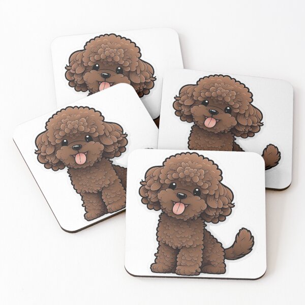 Item preview, Brown Toy Poodle designed and sold by ToastyShopCo.