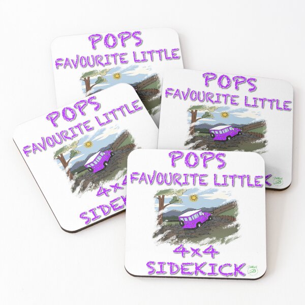 Item preview, Pops Favourite Little 4x4 Sidekick Girl! designed and sold by BelindaApps.