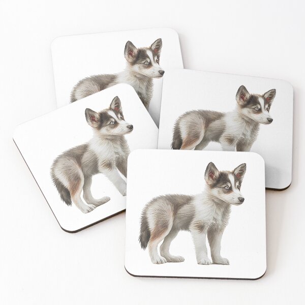 Item preview, Alaskan Husky Puppy designed and sold by hyperweave.
