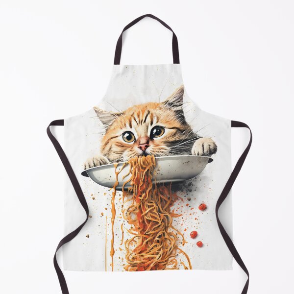 Item preview, Sneaky Cat Eating Spaghetti and making a mess designed and sold by Jon-Bear.