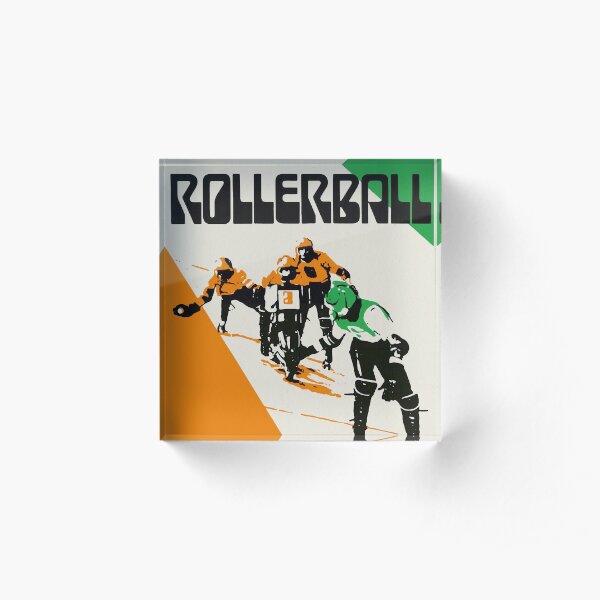 Rollerball - Houston vs Madrid Acrylic Block