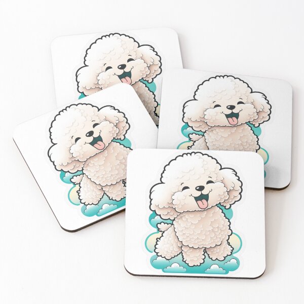 Item preview, Cloudy Toy Poodle designed and sold by ToastyShopCo.