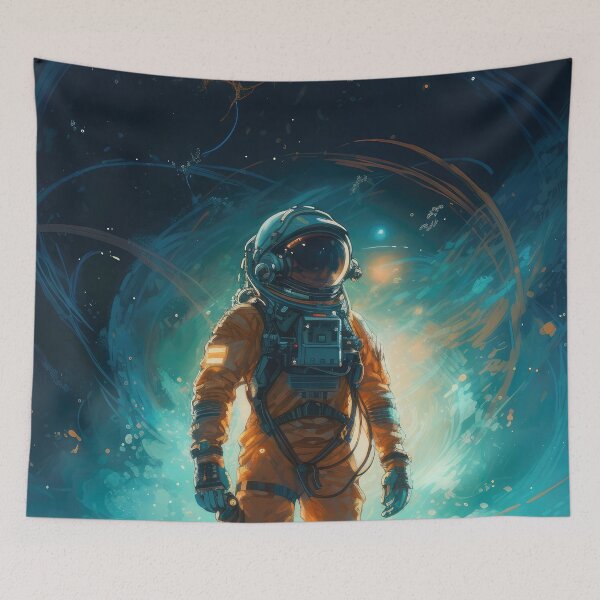 Artikelvorschau, Astronaut Surfing the Nebula entworfen und verkauft von SeedDesign.