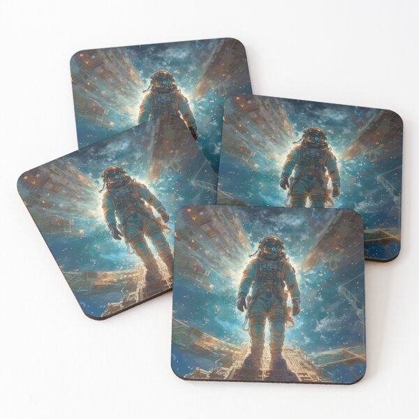 Artikelvorschau, Astronaut Surfing the Nebula entworfen und verkauft von SeedDesign.