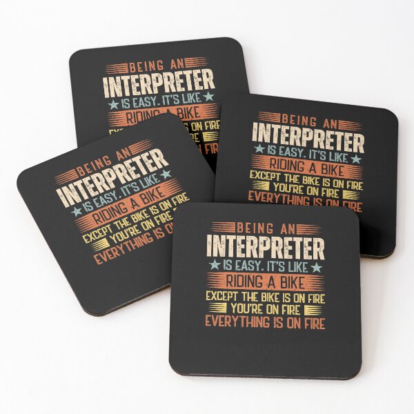 Artikelvorschau, Being An Interpreter Is Easy entworfen und verkauft von wittyshop.