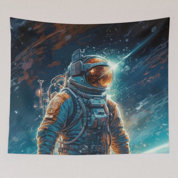 Artikelvorschau, Astronaut Surfing the Nebula entworfen und verkauft von SeedDesign.