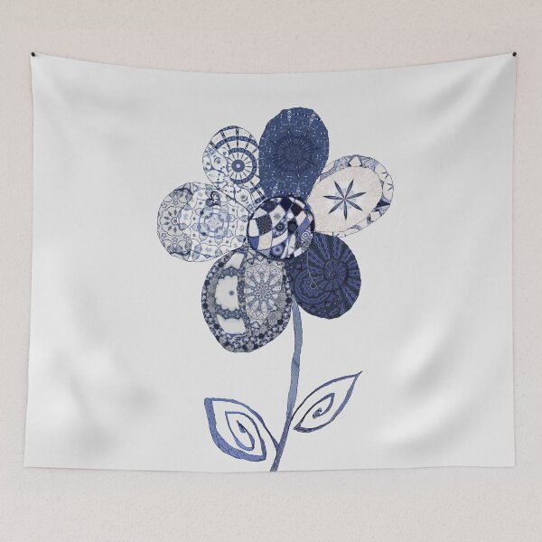 Item preview, Denim Flower designed and sold by HighwayForSouls.