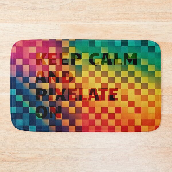 Item preview, Keep Calm and Pixelate On designed and sold by PatternBestFan.