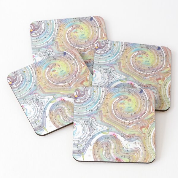 Item preview, Watercolor Artistic Musical Swirls designed and sold by MaxnGeorge.