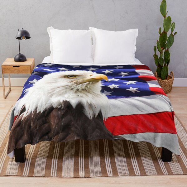 Item preview, American Bald Eagle Flag designed and sold by tpixx.
