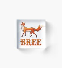 Bree Fox Acrylic Block
