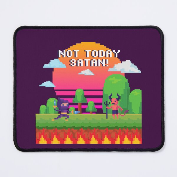 Item preview, Not Today Satan Pixel designed and sold by GleamingGiant.