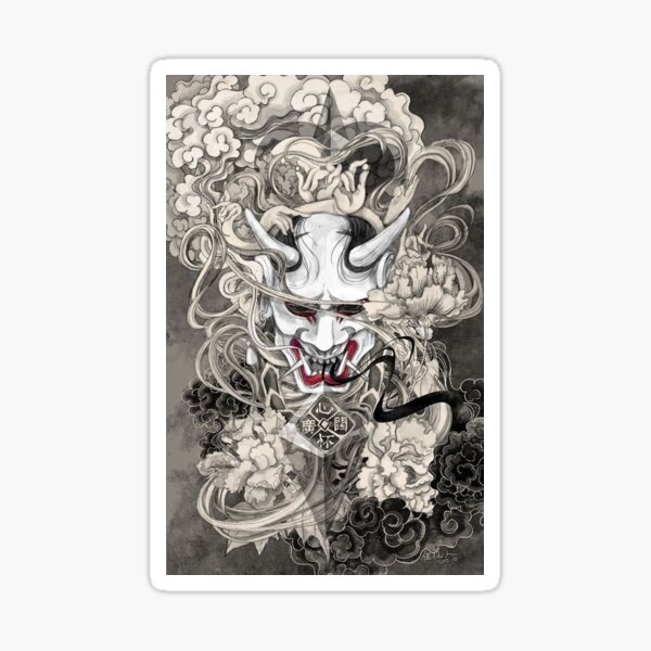Oni Samurai Ronin Sticker