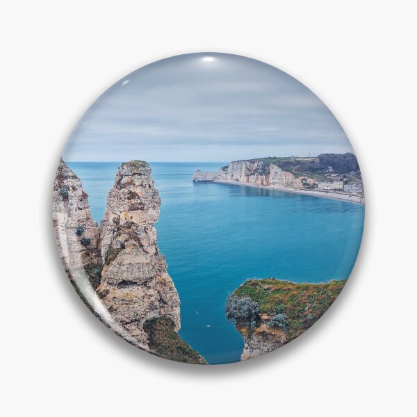Item preview, Beautiful Etretat panoramic view designed and sold by psychoshadow.