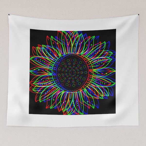 Item preview, Psychedelic Sunflower designed and sold by RedArtG09.