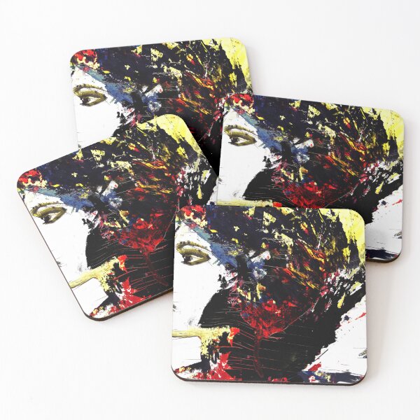 Item preview, Woman face, mixed media, Ignite your ears designed and sold by Daniela Tamayo Ray.