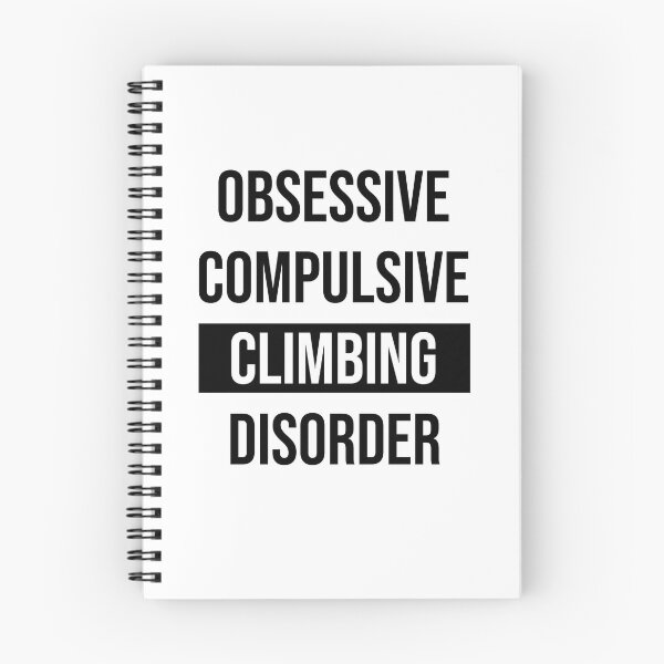 Item preview, Rock Climbing Enthusiast OCD  designed and sold by Squibfireworks.