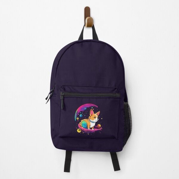 Item preview, Cute Colorful Trippy Corgi in Space designed and sold by shopfindingbeni.