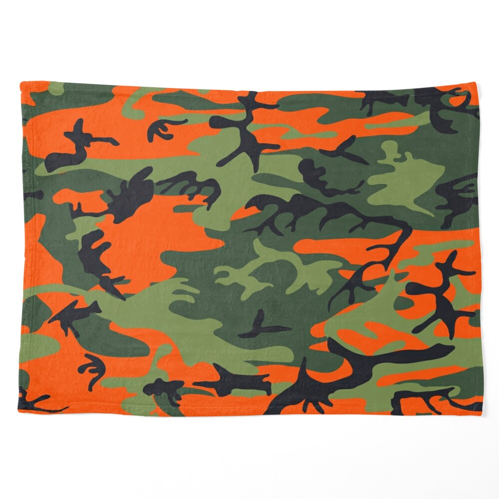 Green Orange Camouflage Pattern A-Line Dress for Sale by tpixx