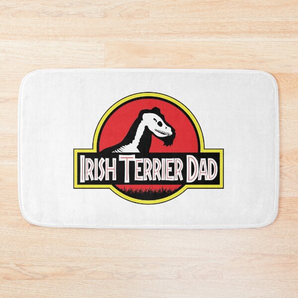 Item preview, (For Bright Background) Jurassic Irish Terrier Dad designed and sold by More Cute Dogs.